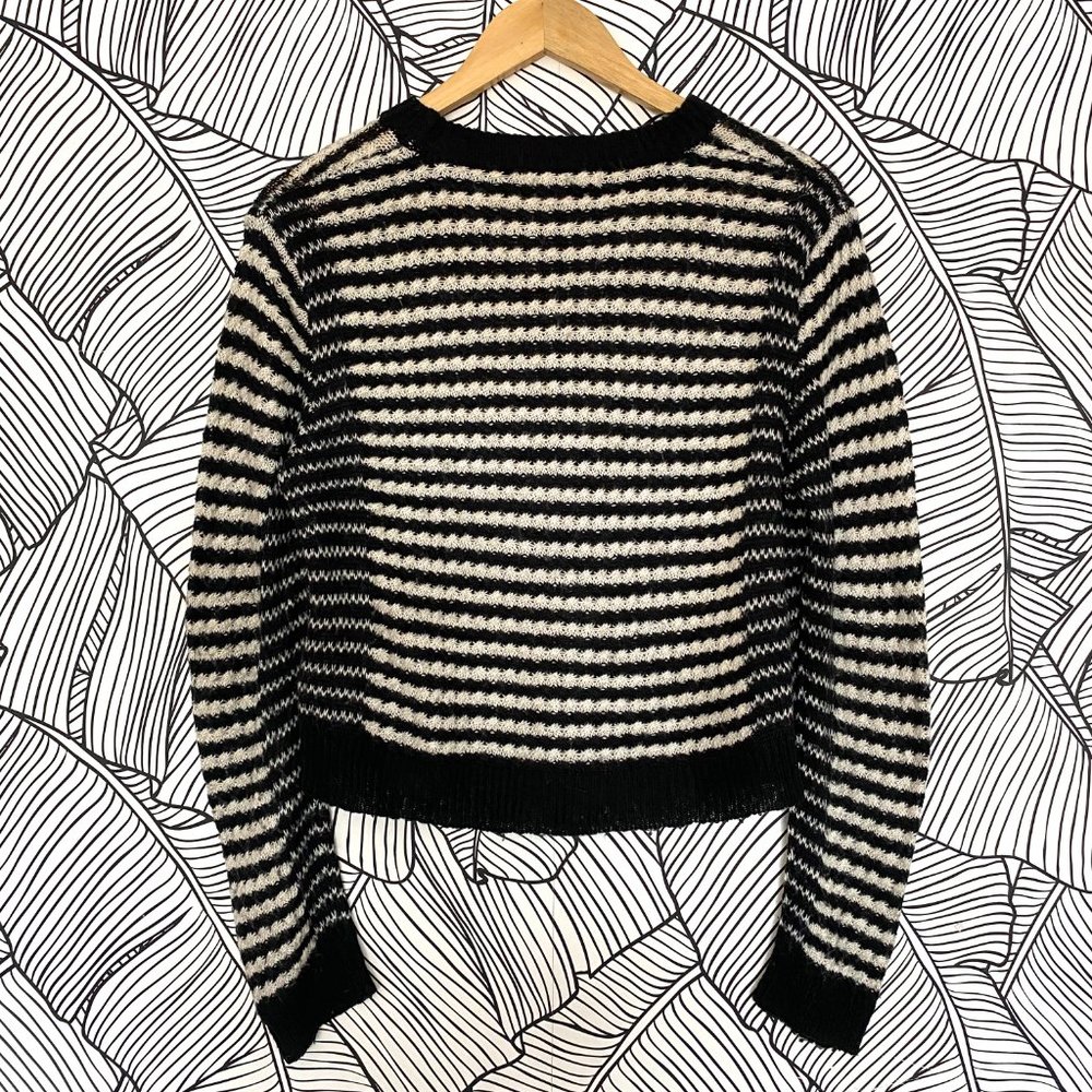 Blonde + Blonde Black and White Knitted Jumper - Picture 3 of 4